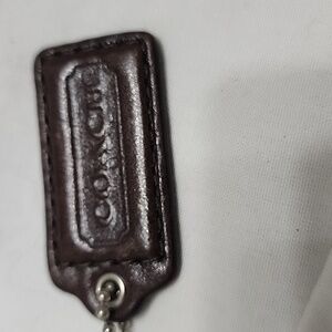 Coach Brown Hang Tag For Purse Or Keys